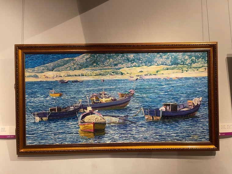 6 họa sĩ U80 và 95 bức tranh “Cảm xúc quê nhà” ảnh 3