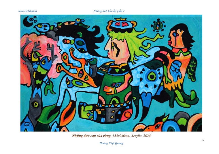 Thần đồng hội họa Hoàng Nhật Quang và “Những linh hồn ẩn giấu 2” ảnh 1