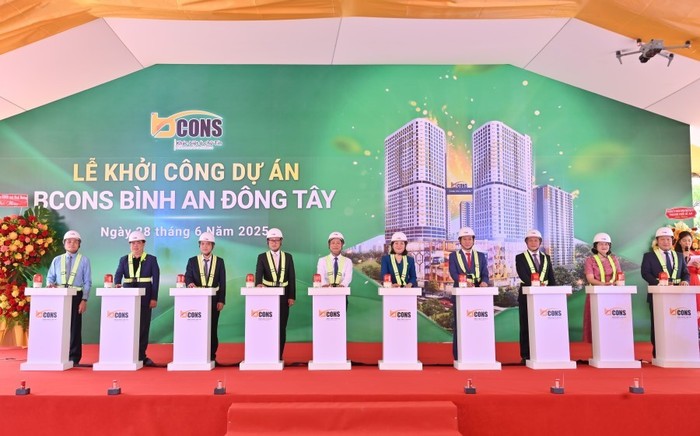 Khởi công dự án Bcons Bình An - Đông Tây, tòa tháp đôi độc đáo ở Bình Dương ảnh 1