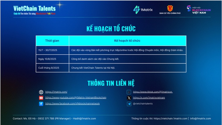 51 bài thi vào Bán kết cuộc thi Tìm kiếm Tài năng Blockchain Việt Nam: VietChain Talent 2025 ảnh 7