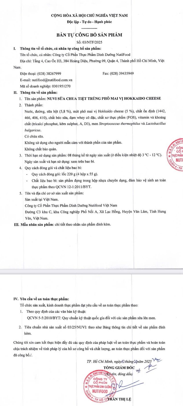 NuVi Sữa Chua Tiệt Trùng Phô Mai Vị Hokkaido Cheese – Món Quà Dinh Dưỡng Tiện Lợi Cho Bé Mỗi Ngày ảnh 2