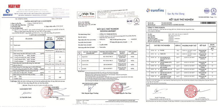 Ai kiểm nghiệm và kết luận sản phẩm của HUNUFA là ‘sản phẩm đạt chuẩn không độc hại’? ảnh 2