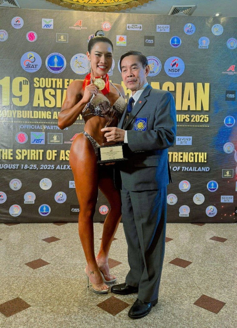 Gặp nhà vô địch Trần Thị Ngân Hà - ngôi sao mới của Giải Vô địch Thể hình & Fitness châu Á ảnh 1