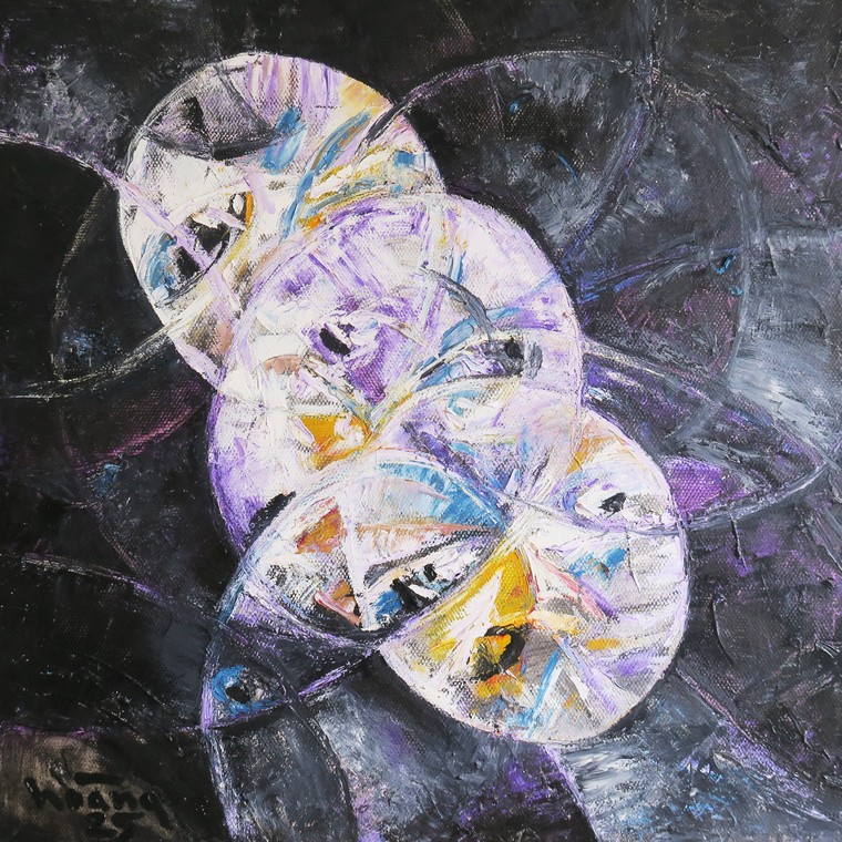 Họa sĩ Phạm Duy Hoàng triển lãm lần đầu ở tuổi 60 ảnh 3