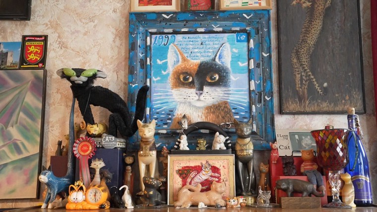 Độc đáo bảo tàng mèo ở Moskva ảnh 2