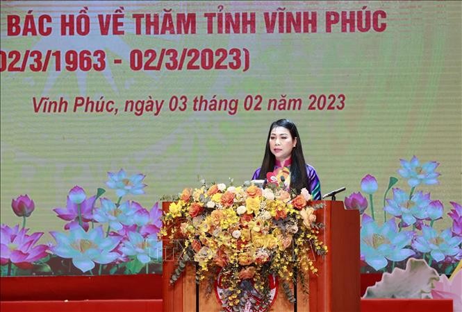 Lễ kỷ niệm 60 năm Ngày Bác Hồ về thăm tỉnh Vĩnh Phúc ảnh 1