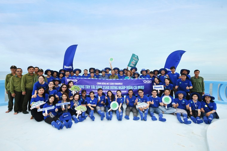 Đẩy mạnh dự án “Cánh rừng net zero”, Vinamilk khoanh nuôi tái sinh 25ha rừng ngập mặn cà mau ảnh 6