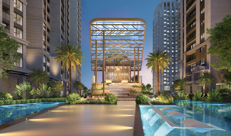 Kiến trúc xanh thư giãn tại Gem Park Hải Phòng ảnh 2