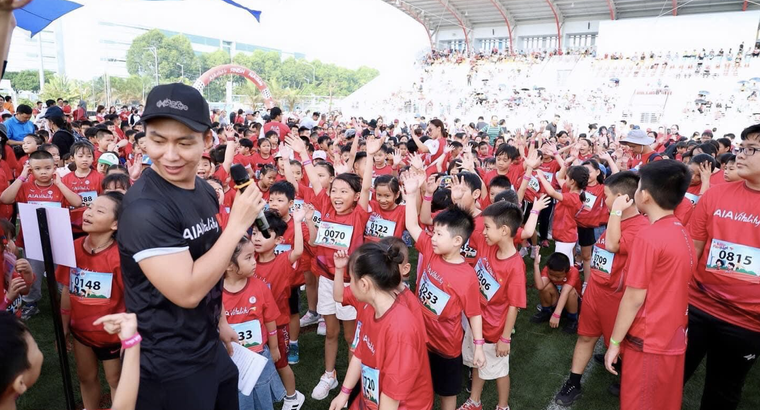 AIA Việt Nam mang đến sân chơi bổ ích cho các em nhỏ thông qua chuỗi sự kiện "Kids Fun Run" ảnh 1