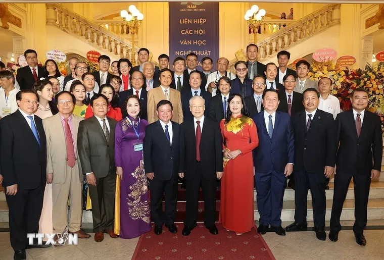 Tổng Bí thư Nguyễn Phú Trọng - nhà lãnh đạo xuất sắc trên mặt trận văn hóa ảnh 9