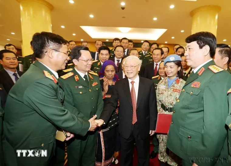 Tổng Bí thư Nguyễn Phú Trọng: Công an và Quân đội là “lá chắn” bảo vệ đất nước ảnh 12