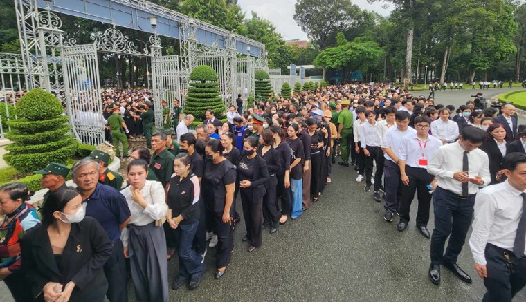 TRỰC TIẾP: Lễ truy điệu và an táng Tổng Bí thư Nguyễn Phú Trọng ảnh 96