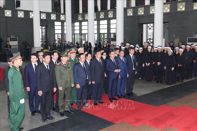 TRỰC TIẾP: Lễ truy điệu và an táng Tổng Bí thư Nguyễn Phú Trọng ảnh 84