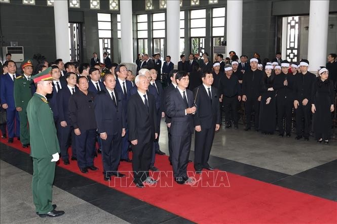 TRỰC TIẾP: Lễ truy điệu và an táng Tổng Bí thư Nguyễn Phú Trọng ảnh 87