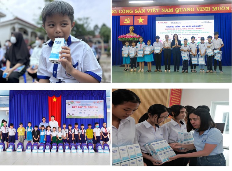 Trao gần 1,2 triệu ly sữa tươi Dalatmilk tại các bệnh viện, trường học khu vực phía Nam ảnh 5