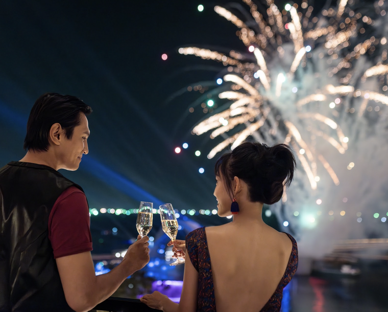 Không cần đợi giao thừa vì ở những địa điểm này của Phú Quốc luôn có pháo hoa ảnh 6