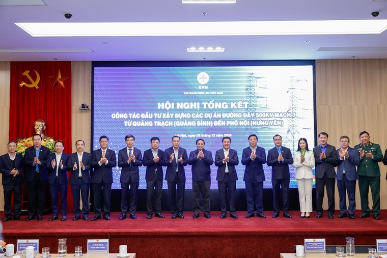 Thủ tướng dự Hội nghị tổng kết dự án đường dây 500kV mạch 3 ảnh 1