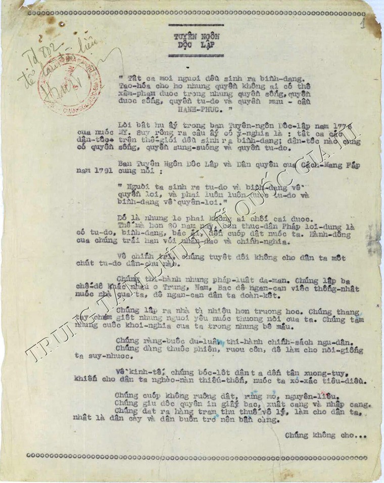 Sức sống của tư liệu theo dòng chảy lịch sử ảnh 1