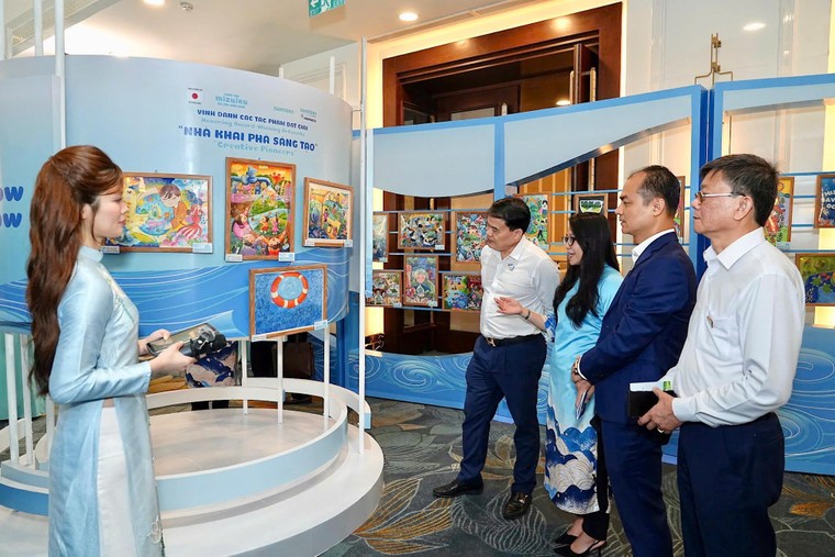 Kỉ niệm 10 năm chương trình” Mizuiku- Em yêu nước sạch” và Triển lãm tranh “Bảo tồn nguồn nước" ảnh 7