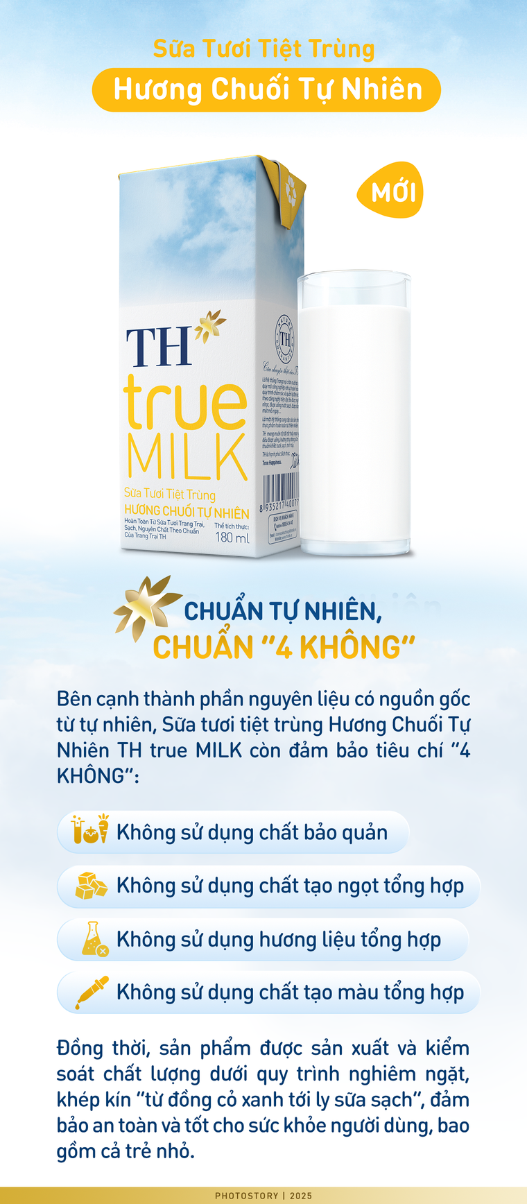 Đổi vị cho bé với sữa tươi tiệt trùng TH true MILK mới: Thơm ngậy hương chuối lại hoàn toàn từ thiên nhiên ảnh 2