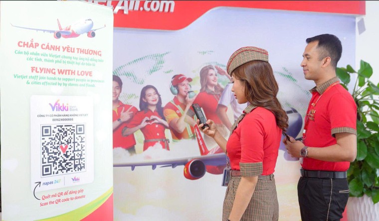 Vietjet cùng đồng bào vượt qua bão lũ, lan tỏa yêu thương ảnh 3