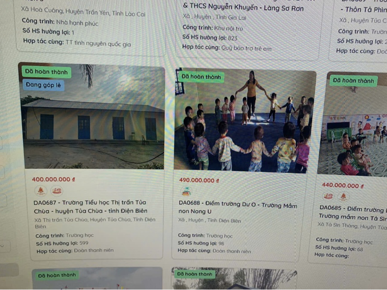 Sốc: Dự án Sức mạnh 2000 của Hoàng Hoa Trung, trường xây xong đã lâu vẫn đăng bài kêu gọi quyên góp tiếp? ảnh 1