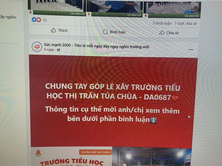 Sốc: Dự án Sức mạnh 2000 của Hoàng Hoa Trung, trường xây xong đã lâu vẫn đăng bài kêu gọi quyên góp tiếp? ảnh 3