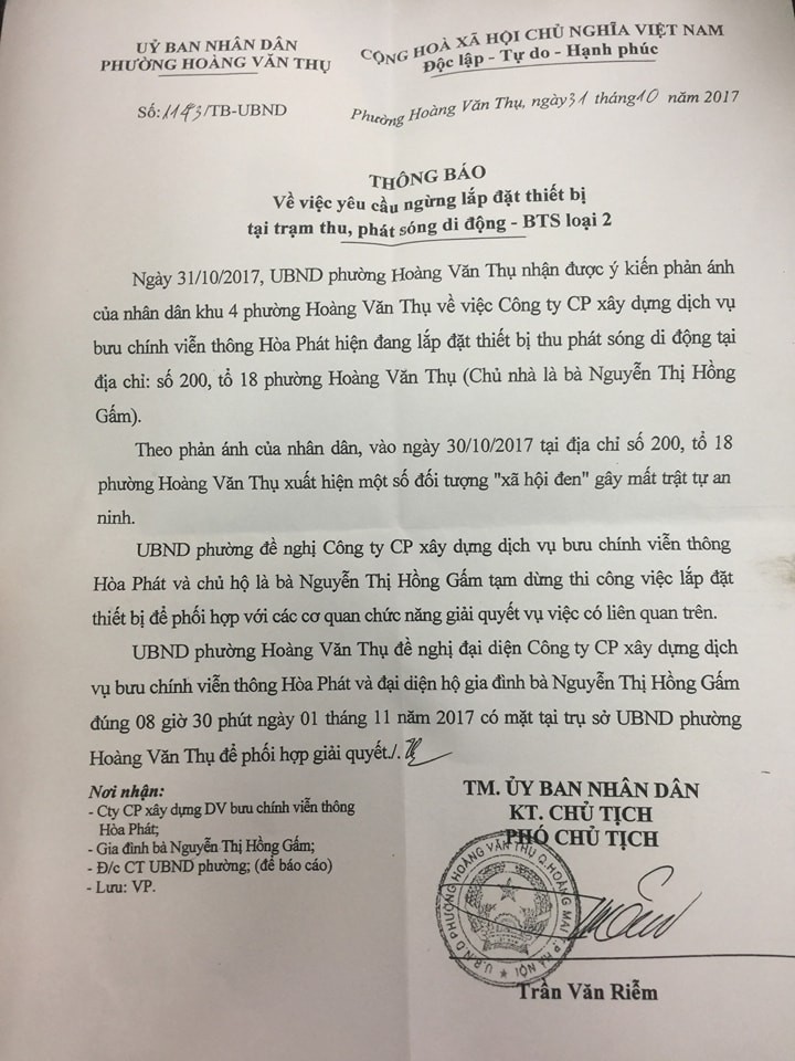 Côn đồ án ngữ bảo vệ trạm BTS vì bị cư dân phản đối tại Hà Nội ảnh 4