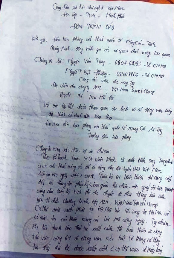 CĐV Việt Nam tố bị lừa khi sang Trung Quốc cổ vũ trận chung kết U23 ảnh 1