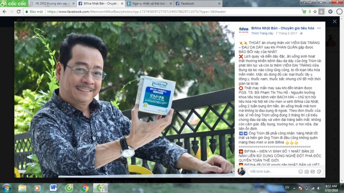 Công ty Ecoparth Việt Nam đang lợi dụng uy tín của bác sĩ để quảng cáo thực phẩm chức năng Bifina? ảnh 4