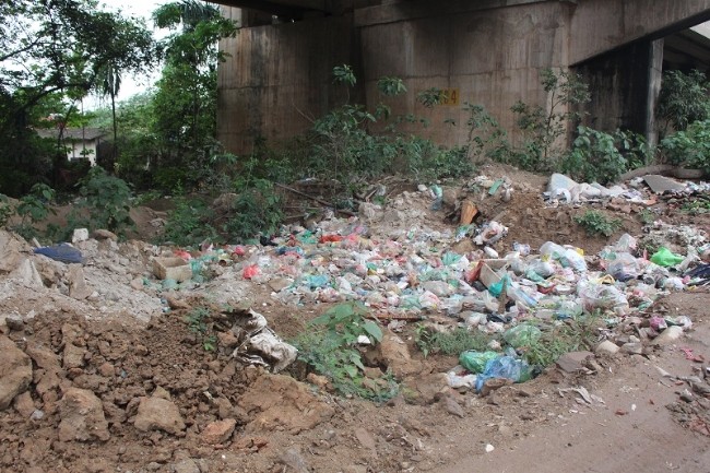 Cầu Thăng Long bị ‘bức tử’ vì rác thải ảnh 5