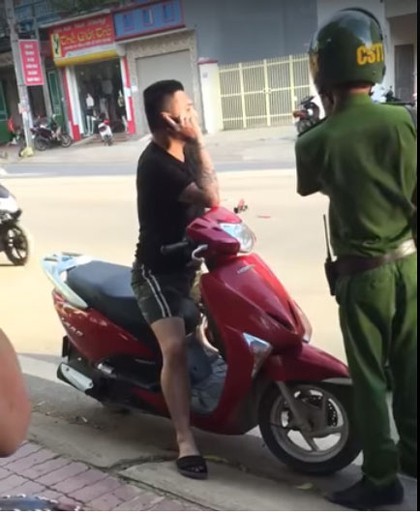 Xác minh bất ngờ về thanh niên nói: 'Bác tao là trưởng Công an TP' ảnh 1