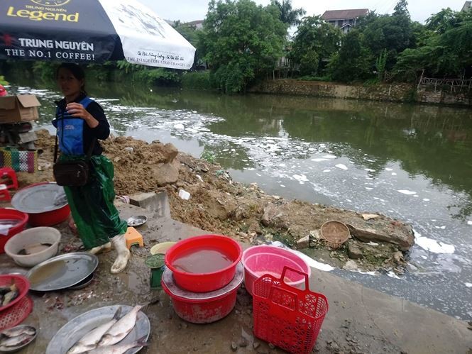Huế: Sông An Cựu sủi bọt trắng mảng lớn bất thường ảnh 3