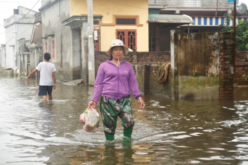 'Rốn lũ' Quốc Oai (Hà Nội): Sau nước ngập là nỗi lo dịch bệnh ảnh 1