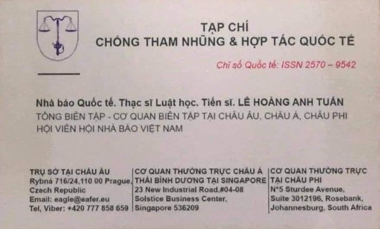 Thông tin mới vụ 'tự xưng' nhà báo quốc tế ảnh 1