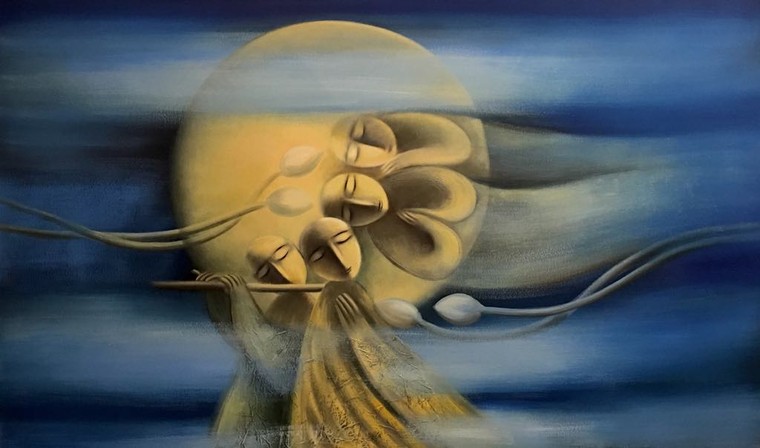 Hoạ sĩ Hoàng A Sáng: Được vẽ mỗi ngày là một ân huệ, sự may mắn của cuộc sống ban tặng ảnh 7