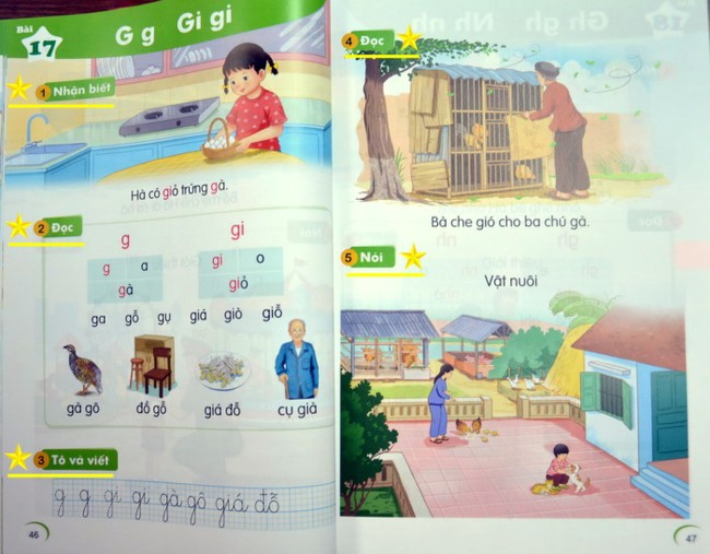 Những điểm mới trong SGK Tiếng Việt lớp 1 ảnh 1