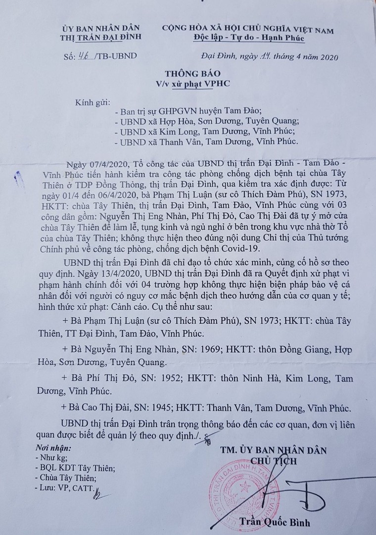 Sự thật về vụ ni cô bị hành hung tại chùa Tây Thiên ảnh 3