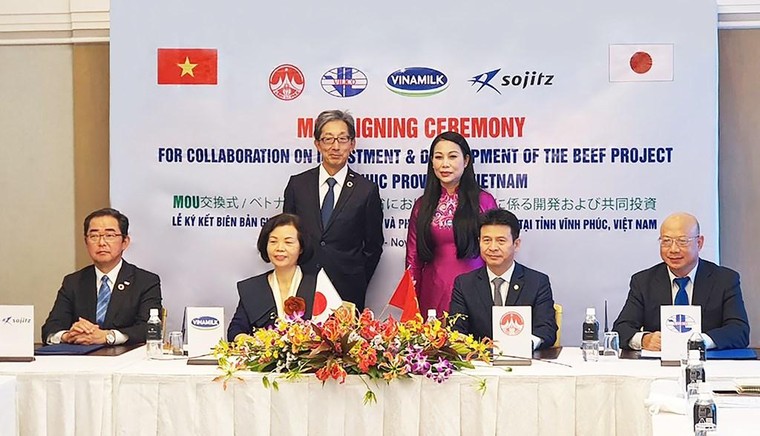 Vinamilk, Vilico và Tập đoàn Sojitz (Nhật Bản) ký hợp tác dự án trị giá 500 triệu USD ảnh 1
