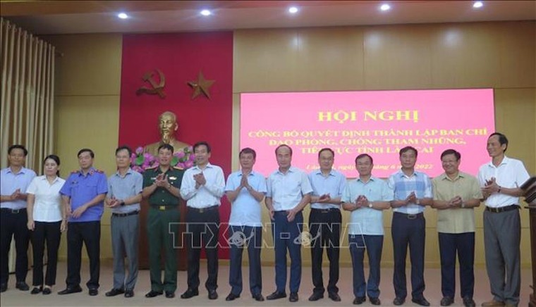 Thành lập Ban Chỉ đạo phòng, chống tham nhũng, tiêu cực tỉnh Lào Cai ảnh 1