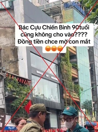 Công an Hà Nội xử lý người đăng thông tin sai sự thật về bác cựu chiến binh 90 tuổi không được xem diễu binh ảnh 1