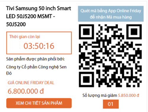 Ngày mua sắm mùa thu 2016 tung 50.000 sản phẩm giá tốt ảnh 1