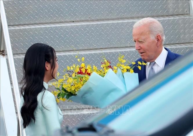 Tổng Bí thư Nguyễn Phú Trọng chủ trì lễ đón chính thức Tổng thống Mỹ Joe Biden ảnh 5