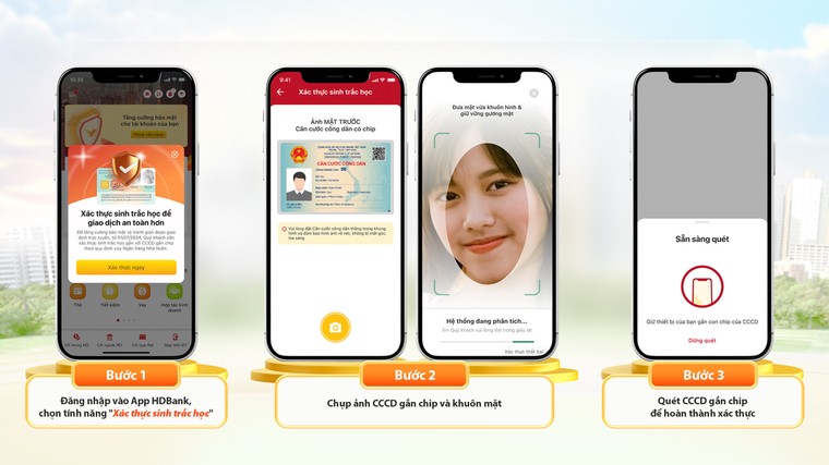 HDBank triển khai xác thực sinh trắc học để tăng cường an toàn giao dịch cho khách hàng ảnh 1