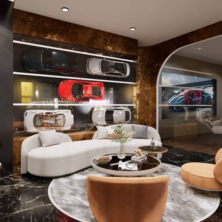 Độc đáo không gian thiết kế cà phê và showroom ôtô ảnh 5