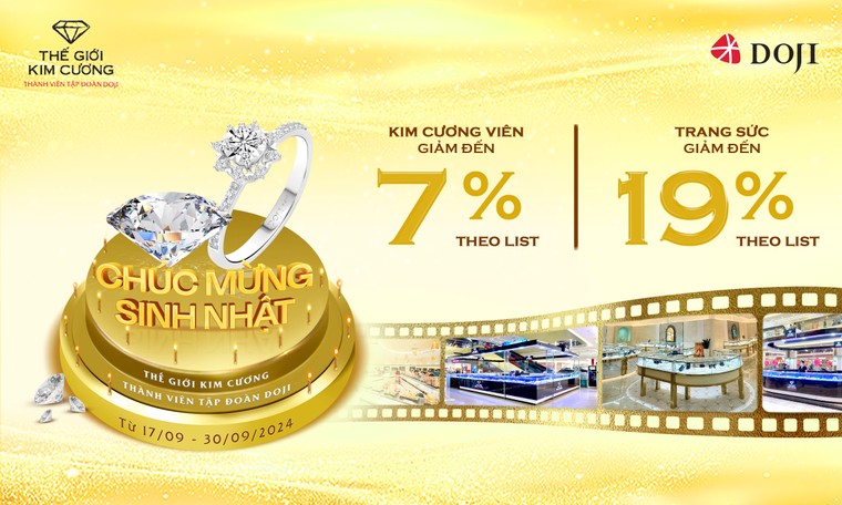 Săn sale kim cương, trúng kim cương tại DOJI và Thế Giới Kim Cương ảnh 1