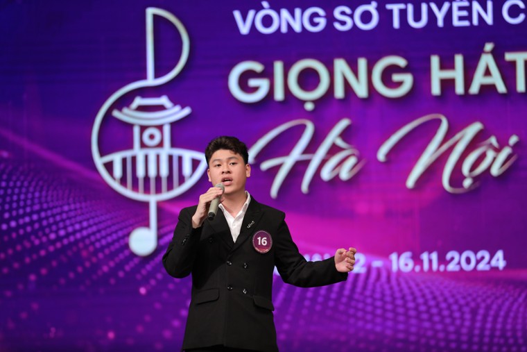 Khi đam mê thăng hoa tại vòng Sơ tuyển Cuộc thi Giọng hát hay Hà Nội 2024 ảnh 1