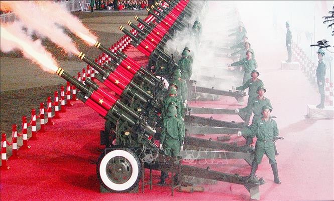 50 năm thống nhất đất nước: Tổng hợp luyện diễu binh, diễu hành lần thứ hai ảnh 4