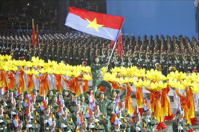 50 năm thống nhất đất nước: Tổng hợp luyện diễu binh, diễu hành lần thứ hai ảnh 3