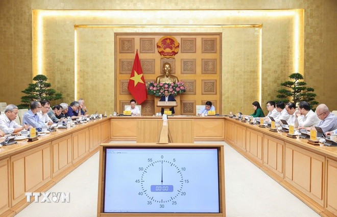 Thủ tướng Phạm Minh Chính làm việc với Hội đồng Tư vấn chính sách ảnh 1